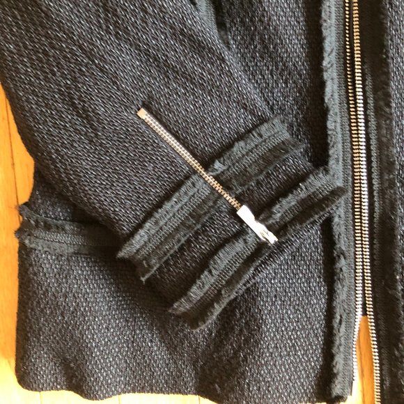 Brand New Women's Karl Lagerfeld Black Tweed Blazer Jacket - Picture 9 of 16